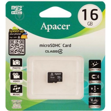 29881 Apacer Micro SDHC Memory Card 16GB 2