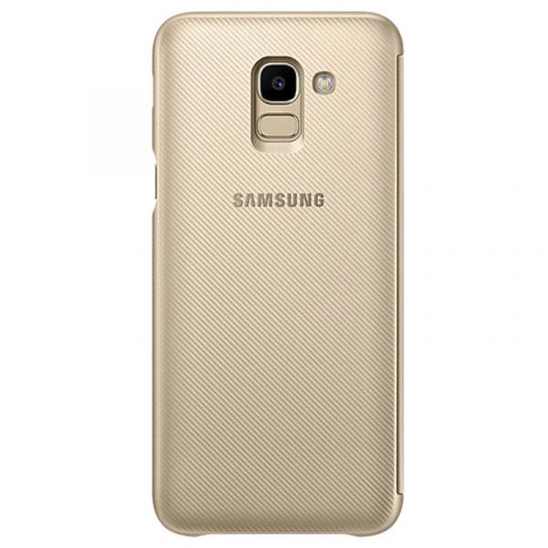Original Wallet Cover for Samsung Galaxy J6 EF WJ600CFEGWW Gold 20062018 03 p